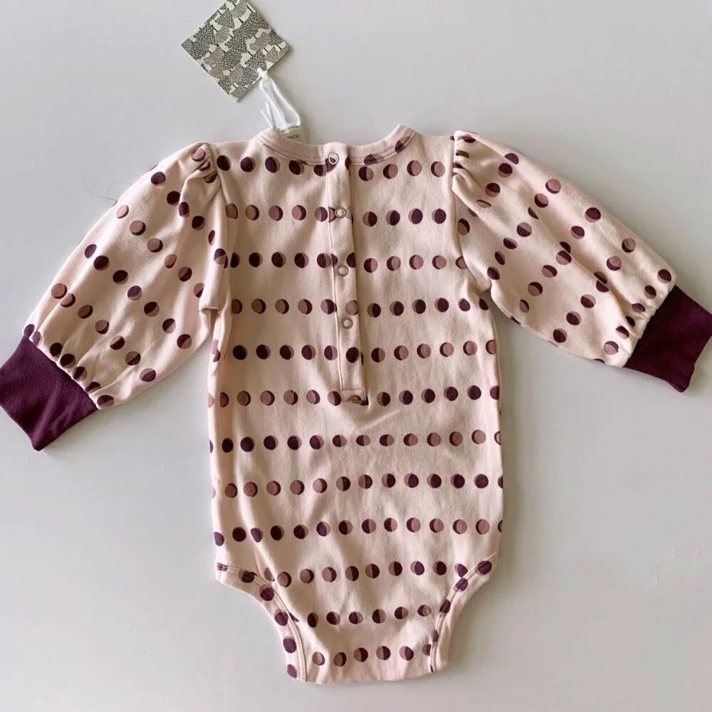 NWT Kate Quinn Baby Girl Moon Phases Bodysuit 12-18 Months